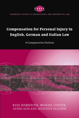 Compensation for Personal Injury in English, German and Italian Law