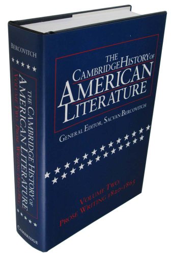 The Cambridge History of American Literature