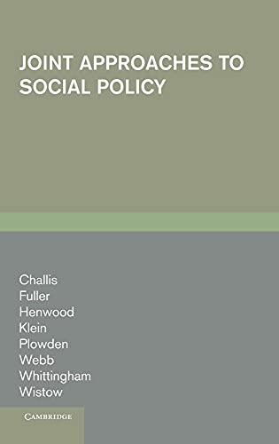 Joint Approaches to Social Pol