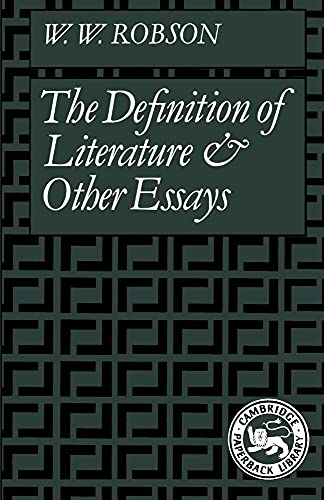 The Definition of Literature