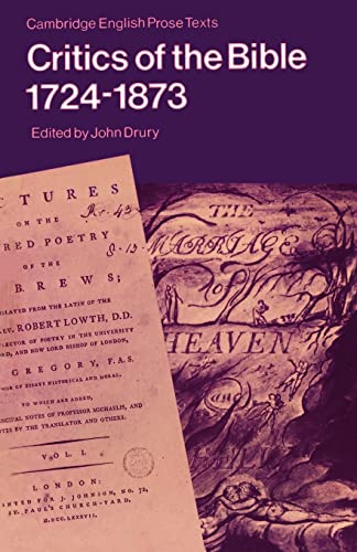 Critics of the Bible 1724-1873