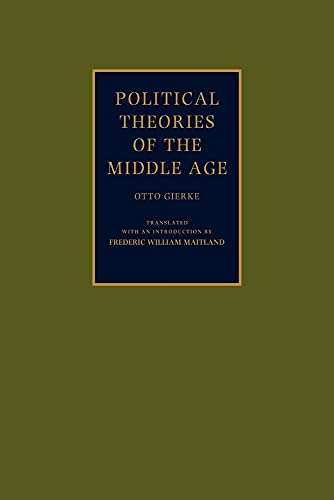 Political Theories of the Middle Age