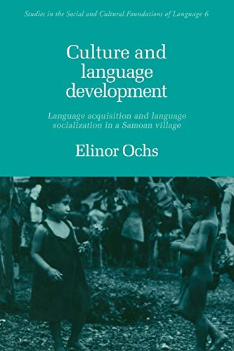 Culture and Language Development