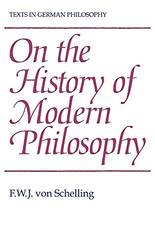 On the History of Modern Philosophy