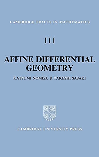 Affine Differential Geometry