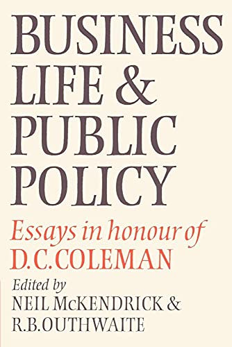 Business Life and Public Policy