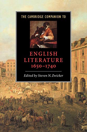 The Cambridge Companion to English Literature, 1650 1740