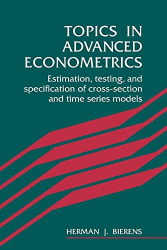 Topics in Advanced Econometrics