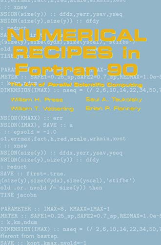 Numerical Recipes in FORTRAN 90