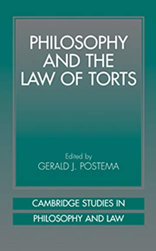 Philosophy and the Law of Torts