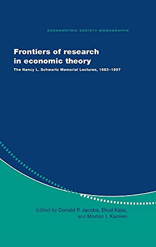 Frontiers of Research in Economic Theory