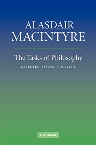 The Tasks of Philosophy, Volume 1