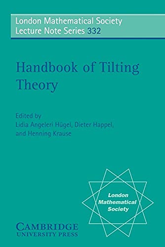 Handbook of Tilting Theory