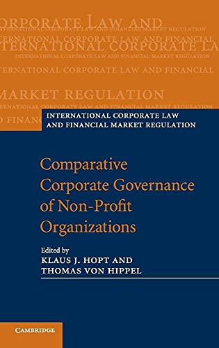 Comparative Corporate Governance of Non-Profit Organizations