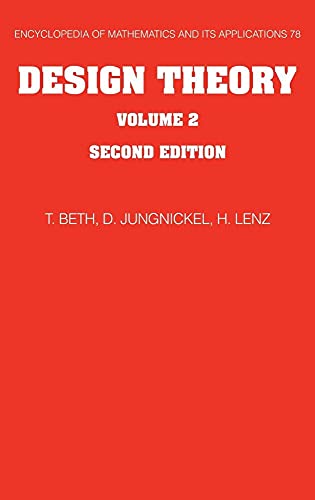 Design Theory, Volume II