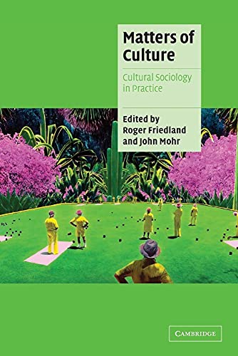 Matters of Culture