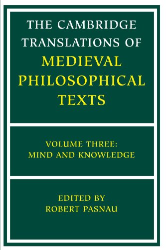 The Cambridge Translations of Medieval Philosophical Texts