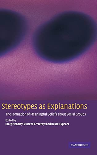 Stereotypes as Explanations