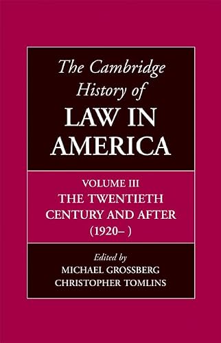 The Cambridge History of Law in America