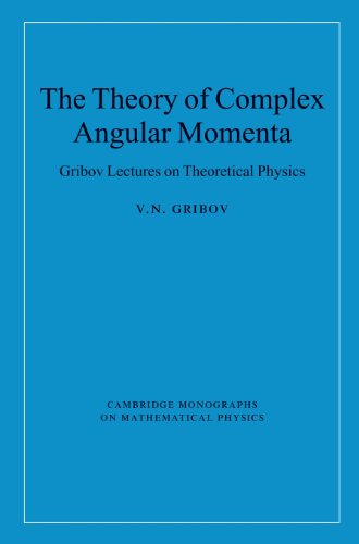 The Theory of Complex Angular Momenta