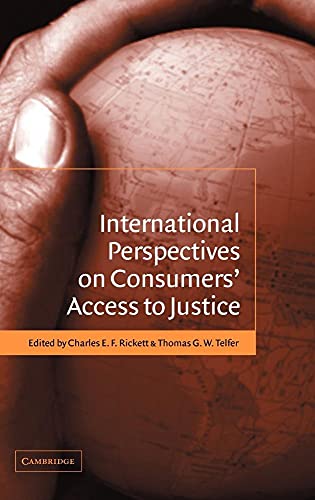 International Perspectives on Consumers' Access to Justice