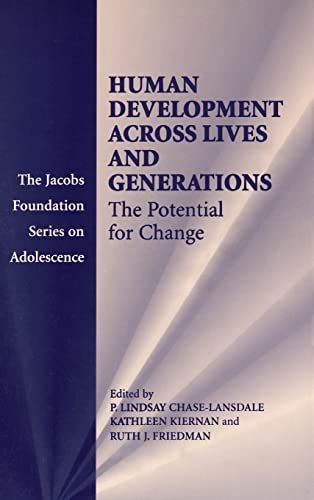 Human Development across Lives and             Generations
