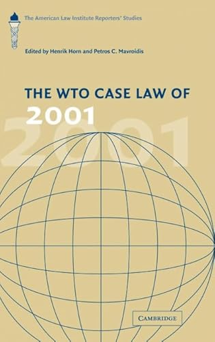 The WTO Case Law of 2001