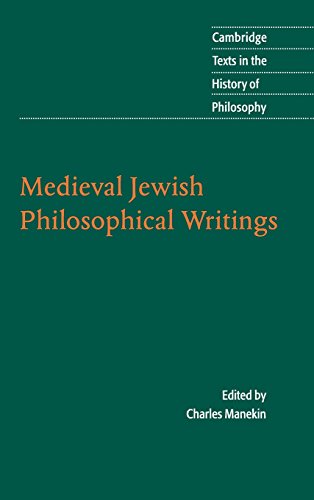 Medieval Jewish Philosophical Writings