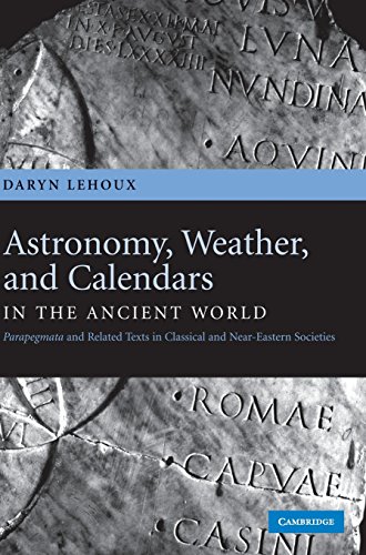 Astronomy, Weather, and Calendars in the Ancient             World