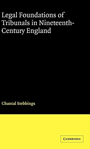 Legal Foundations of Tribunals in Nineteenth-Century England