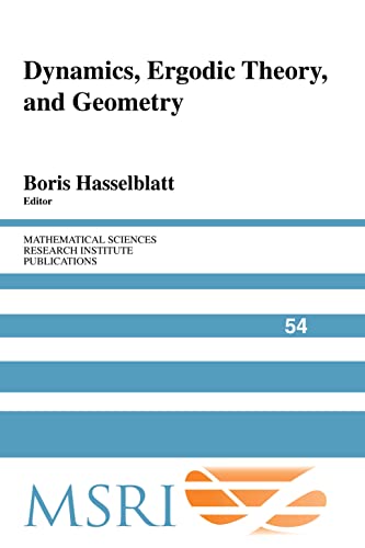 Dynamics, Ergodic Theory and Geometry