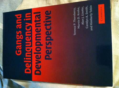 Gang Delinquency Develop Perspectve