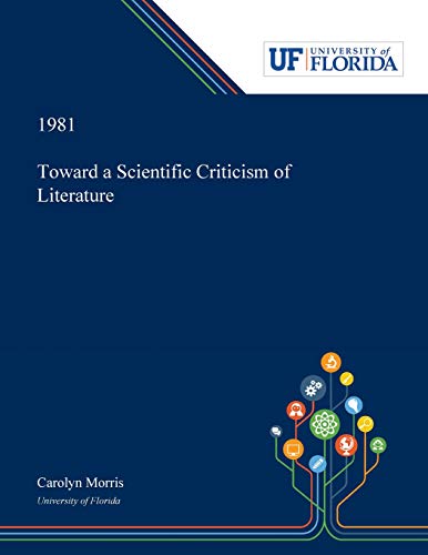 Toward a Scientific Criticism of Literature