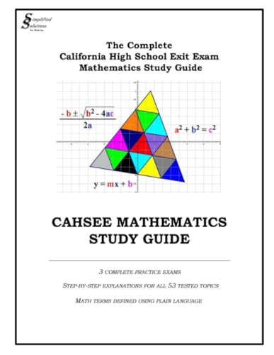 CAHSEE MATHEMATICS STUDY GUIDE