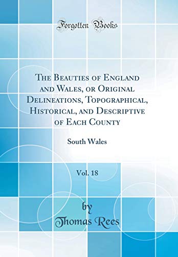 The Beauties of England and Wales, or Original Delineations, Topographical, Historical, and Descriptive of Each County, Vol. 18: South Wales (Classic Reprint)