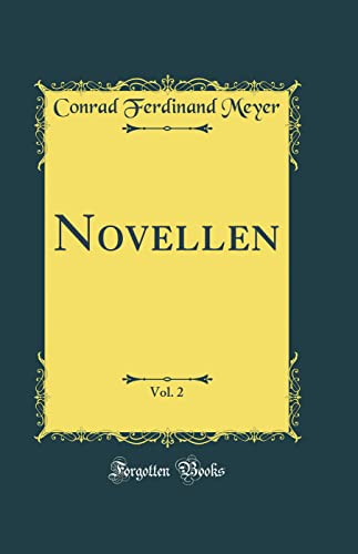 Novellen, Vol. 2 (Classic Reprint)