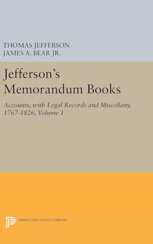 Jefferson's Memorandum Books, Volume 1