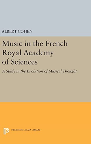 Music in the French Royal Academy of Sciences