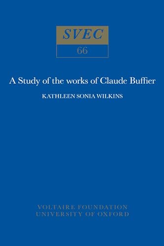 A Study of the works of Claude Buffier