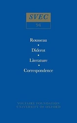 Rousseau / Diderot / Literature / Correspondence