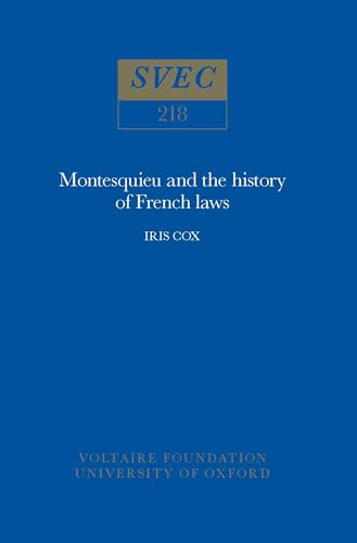 Montesquieu and the history of French laws
