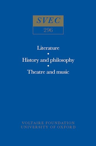 Literature; history; theatre and music