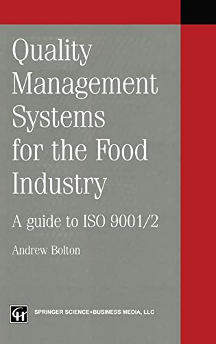 Quality management systems for the food industry