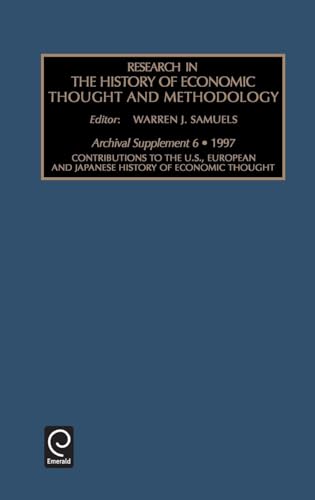 Contributions to the U.S., European and Japanese History of Economic Thought