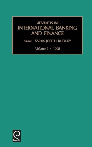 Advances in International Banking and Finance