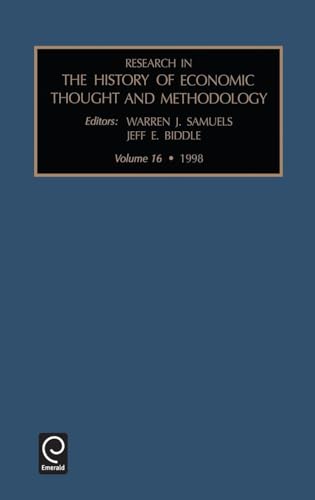 Research in the History of Economic Thought and Methodology