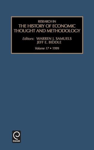 Research in the History of Economic Thought and Methodology