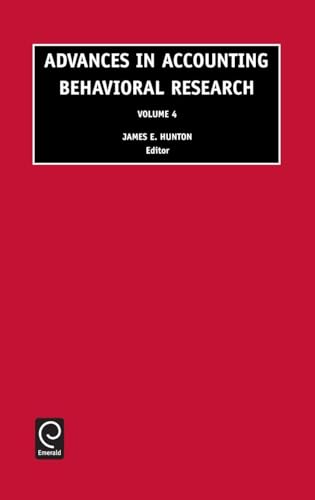 Advances in Accounting Behavioral Research