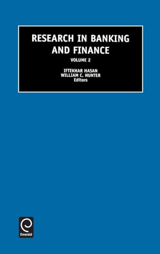Research in Banking and Finance