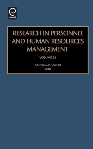 Research in Personnel and Human Resources Management